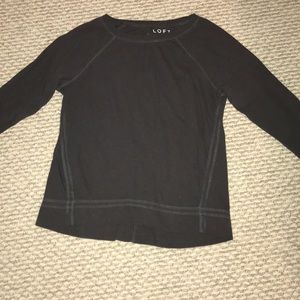 Loft navy blue shirt